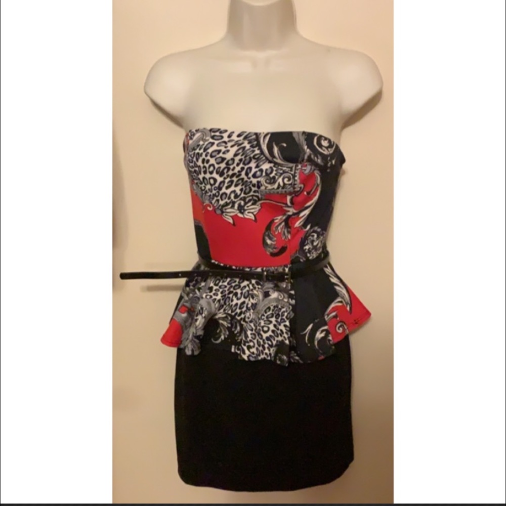 Strapless dress